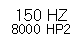 Text Box: 150 HZ8000 HP2